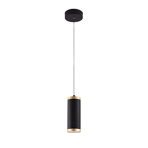 Cuff - 10W 1 LED Pendant-8.75 Inches Tall and 3.25 Inches Wide - 1327168
