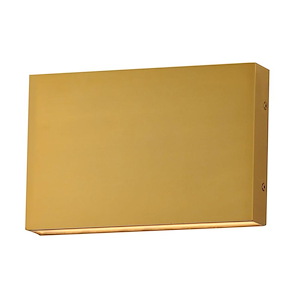Brik - 28W 2 LED Outdoor Wall Mount-7 Inches Tall and 11.75 Inches Wide - 1342749