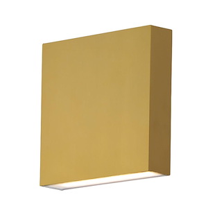 Brik - 10W 2 LED Outdoor Wall Mount-6.25 Inches Tall and 6.25 Inches Wide - 1311171