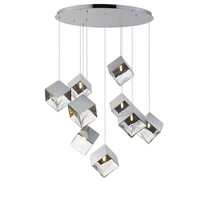Ice Cube - 27W 9 LED Pendant-8.75 Inches Tall and 33.5 Inches Wide - 1311185