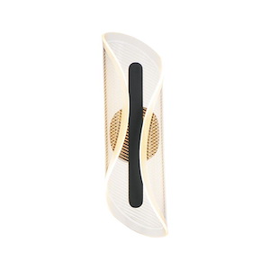 Manta - 12W 1 LED Wall Sconce-16.5 Inches Tall and 4.75 Inches Wide - 1342760