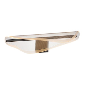 Manta - 30W 1 LED Wall Sconce-5.5 Inch Tall and 6.75 Inch Wide - 1370586