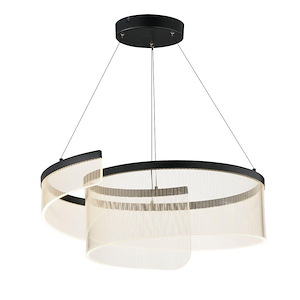 Sonata - 38W 1 LED Pendant-8.5 Inch Tall and 23.5 Inch Wide - 1370590