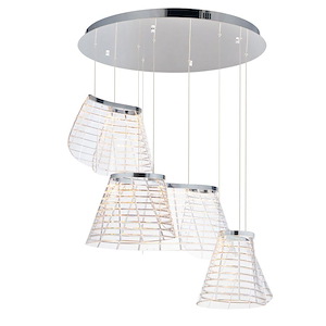 Tartan - 114W 3 LED Pendant-10.5 Inches Tall and 23.5 Inches Wide - 1342769