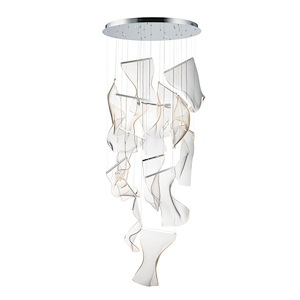 Rinkle-819W 14 LED Pendant-27.5 Inches wide by 14 inches high - 821258
