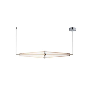 Quasar - 6.6W 3 LED Linear Pendant-5.25 Inches Tall and 5.25 Inches Wide - 1327195