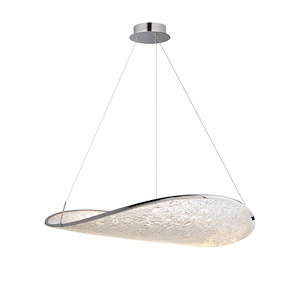 Moonscapes - 24W 1 LED Pendant-3.5 Inch Tall and 22.5 Inch Wide - 1377346