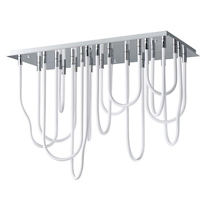 Soleil - 14 LED Flush Mount-30 Inch Tall and 20 Inch Wide - 1370595