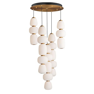 Soji - 21.5W 5 LED Chandelier-27.5 Inch Tall and 23.5 Inch Wide - 1377353