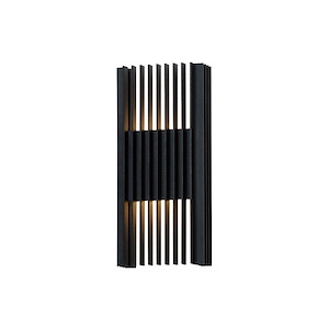 Rampart - 12W 2 LED Outdoor Wall Mount-14 Inches Tall and 6.25 Inches Wide - 1309527