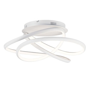 Twisted-52W 1 LED Flush Mount-24.5 Inches wide by 11 inches high - 699977