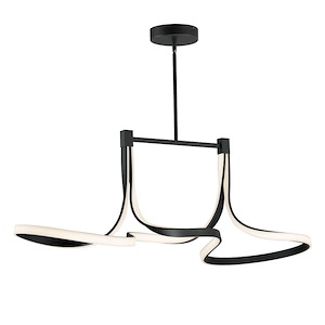 Serpentine - 78W 2 LED Linear Pendant-15.75 Inches Tall and 16.25 Inches Wide - 1327229