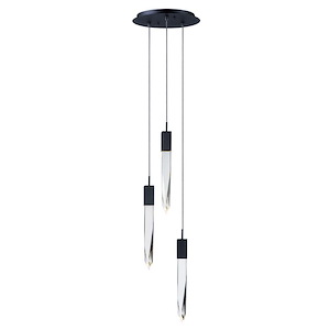 Quartz-18W 3 LED Pendant-13 Inches wide by 21 inches high - 821163