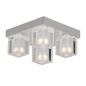 Blocs - 8 Inch 8.8W 4 LED Flush Mount - 549508