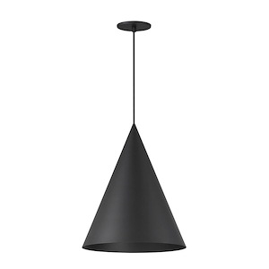 Pitch - 9W 1 LED Pendant-16.5 Inches Tall and 13.75 Inches Wide - 1284350