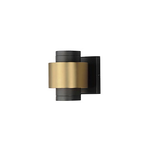 Reveal - 12W 2 LED Outdoor Wall Mount-5.25 Inches Tall and 5 Inches Wide - 1311219