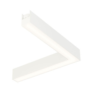 Continuum - 15W 1 LED Corner 90 Track Light-1.5 Inches Tall and 9 Inches Wide - 1311253