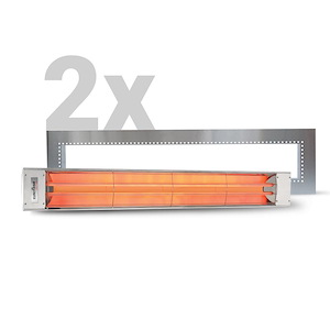 Electric Heater and Flush Mount Frame Bundle - 1383674