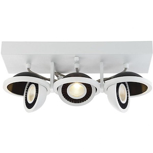 Vision - 15W 3 Led Flush Mount - 4.75 Inches Wide By 4.5 Inches High - 1334414