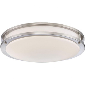 Warden - 27W 1 LED Large Flush Mount - 18 Inches Wide by 4.25 Inches High - 1159865