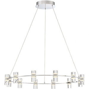 Netto Round Chandelier 12 Light - 32.75 Inches Wide By 4 Inches High - 1334739