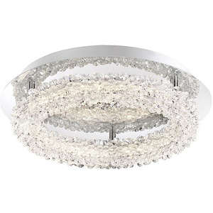 Sassi - 30W 1 Led Flush Mount - 15 Inches Wide By 4.25 Inches High - 1334747