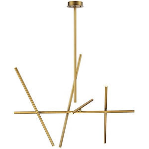 Crossroads Chandelier 10 Light Metal - 1077079