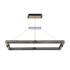 Admiral Rectangular Chandelier 1 Light - 1253177