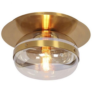 Nottingham - 1 Light Small Flush Mount - 10 Inches Wide By 6.5 Inches High - 1253259