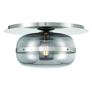 Nottingham - 1 Light Flush Mount-9.75 Inches Tall and 13.75 Inches Wide - 1334945