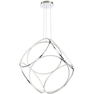 Glenview - 420W 6 LED Large Pendant - 34 Inches Wide by 33.5 Inches High - 1077142
