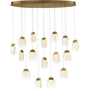 Paget Oval Chandelier 16 Light - 1077181