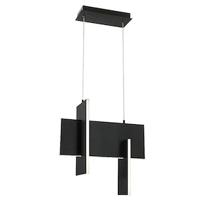 Coburg - 35W 1 LED Pendant In Modern and Contemporary Style-19.25 Inches Tall and 8 Inches Wide - 1077194