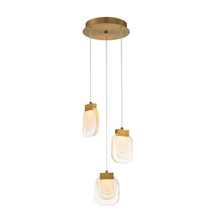 Paget - 10 Inch 15W 3 LED Chandelier - 1077214