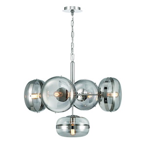 Nottingham - 5 Light Chandelier-24 Inches Tall and 28 Inches Wide - 1334951
