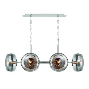 Nottingham - 6 Light Chandelier-17.5 Inches Tall and 21 Inches Wide - 1334952