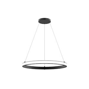 Mucci - 52W 1 Led Small Outward Pendant In Transitional Style - 32 Inches Wide By 2 Inches High - 1253209