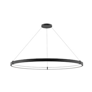Mucci - 88W 1 Led Large Inward Pendant In Transitional Style - 60 Inches Wide By 2 Inches High - 1253534