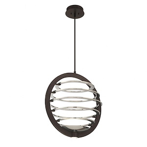 Ombra - 66W 2 LED Medium Chandelier in Transitional Style - 18.5 Inches Wide by 23 Inches High - 1077234