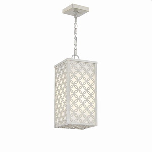 Clover - 37W 1 LED Outdoor Pendant in Transitional Style 17.5 Inches Tall and 7.5 Inches Wide - 1084295