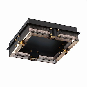 Admiral - 20W 1 LED Outdoor Flush Mount in Contemporary Style 3.5 Inches Tall and 13 Inches Wide - 1084276