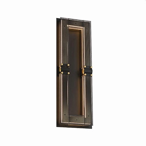 Admiral - 38W 1 LED Outdoor Wall Mount in Contemporary Style 24.5 Inches Tall and 8.25 Inches Wide - 1084278