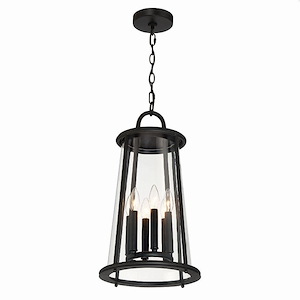 Daulle - 6 Light Outdoor Pendant in Transitional Style 22.25 Inches Tall and 11.75 Inches Wide - 1084302