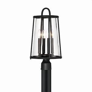 Daulle - 4 Light Outdoor Post Mount in Transitional Style 19.5 Inches Tall and 10.25 Inches Wide - 1084300