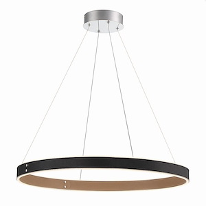 Verdura - 70W 1 LED Chandelier In Modern and Contemporary Style-2 Inches Tall and 28.5 Inches Wide - 1156002