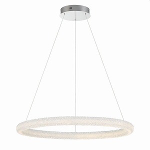 Sassi - 58W 1 Led Chandelier In Transitional And Traditional Style-2.75 Inches Tall And 36 Inches Wide - 1156608