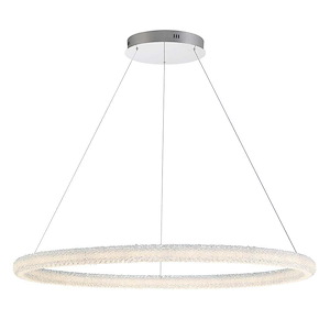 Sassi - 90W 1 Led Chandelier In Trasitional And Traditional Style-2.75 Inches Tall And 48 Inches Wide - 1155034