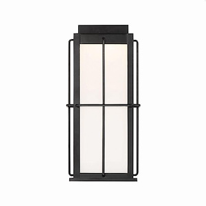 Bensa - 10W 1 Led Outdoor Wall Lantern In Contemporary And Modern Style-14.75 Inches Tall And 6.75 Inches Wide - 1155685