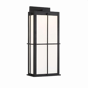 Bensa - 14W 1 Led Outdoor Wall Lantern In Comtemporary And Modern Style-23.75 Inches Tall And 10.75 Inches Wide - 1160688