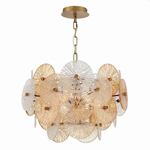 Sue-Anne - 6 Light Chandelier In Modern And Contemporary Style-13.5 Inches Tall And 20 Inches Wide - 1155568